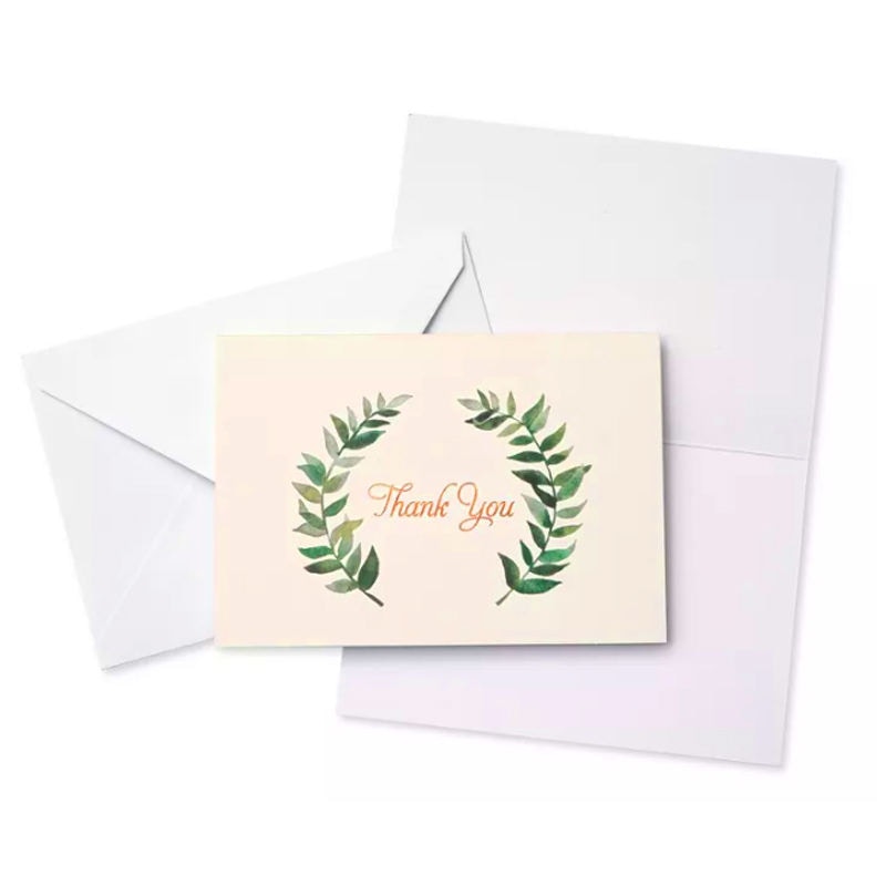 Custom Logo  Design Color Printing Notecard