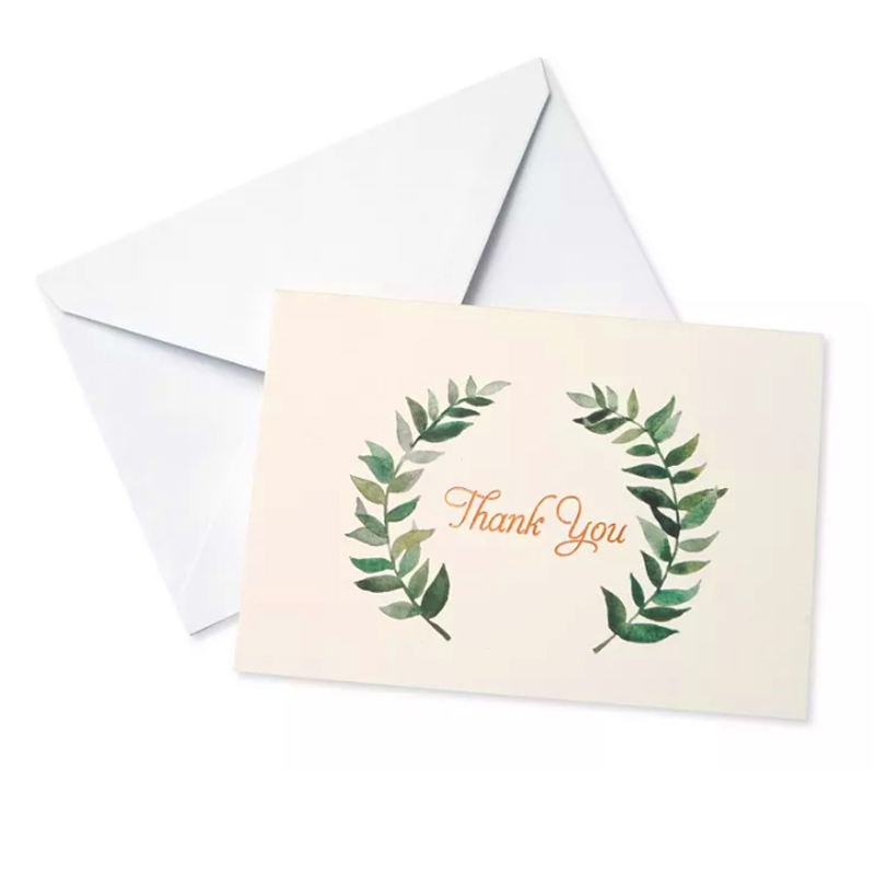 Custom Logo  Design Color Printing Notecard