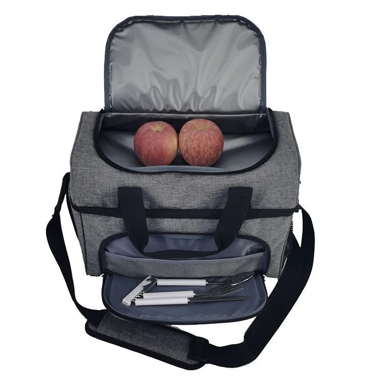 Insulated Lunch Bags with Two Compartments