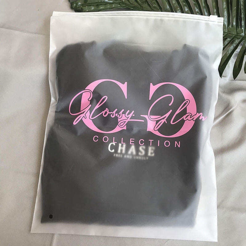 Custom T Shirt Underdress Frosty Zipper Poly Bags